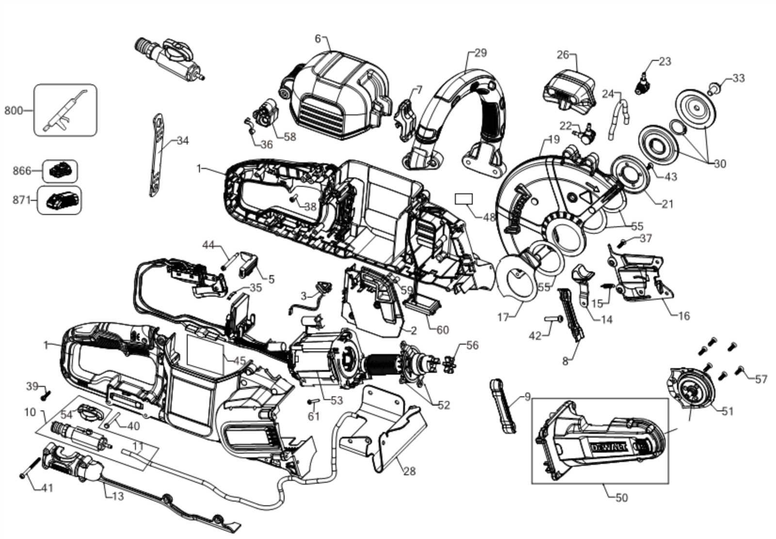 stihl cut off saw parts diagram