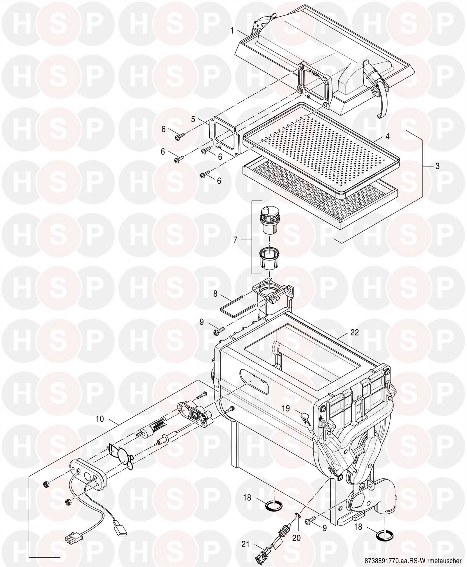 weber genesis e 310 parts diagram