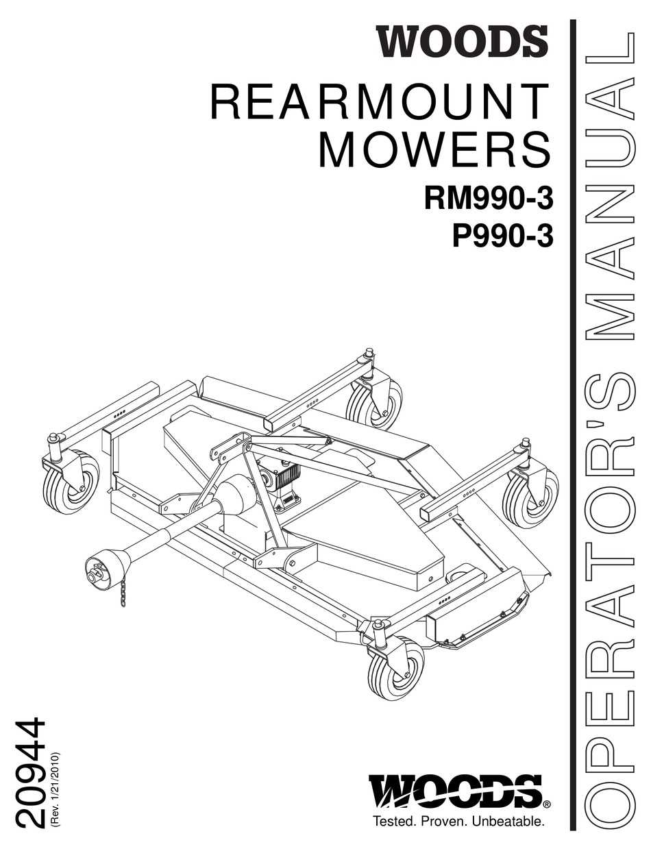 woods m5 parts diagram