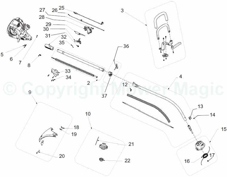 ryobi x430 parts diagram