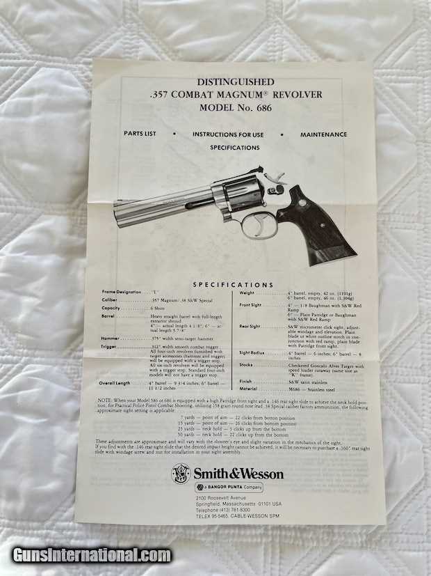 s&w 686 parts diagram