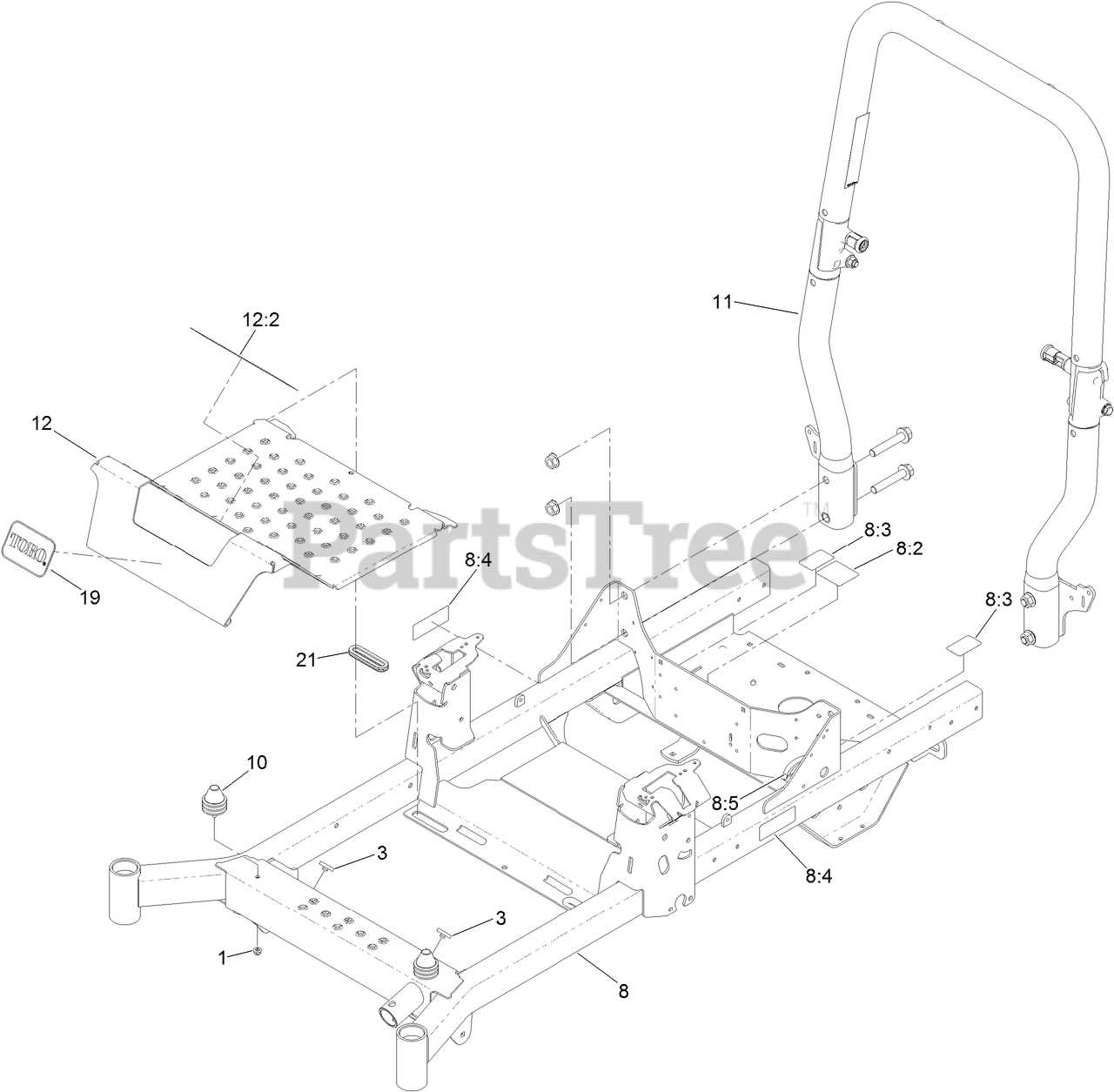 toro z master 2000 parts diagram