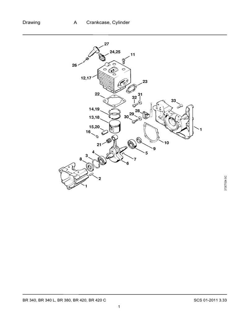 stihl br 450 parts diagram