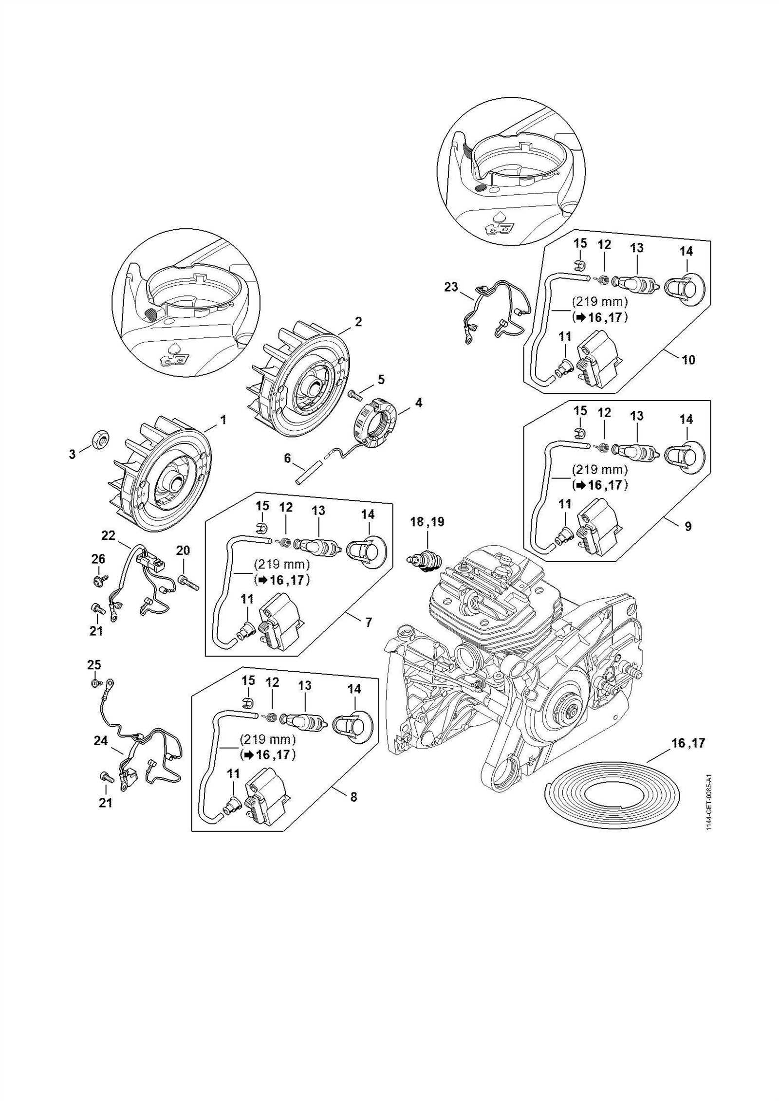 stihl lawn mower parts diagram