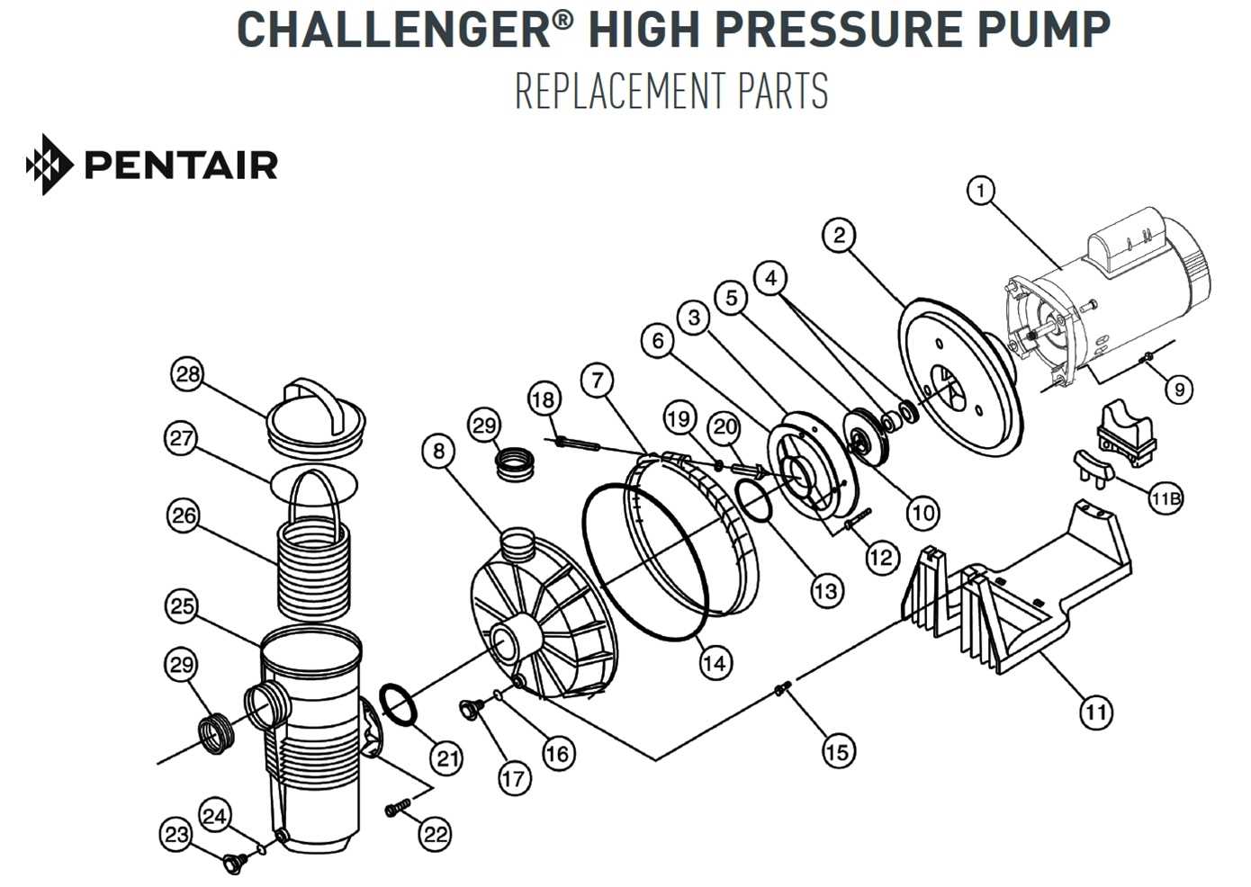 pentair sm 20 3 parts diagram