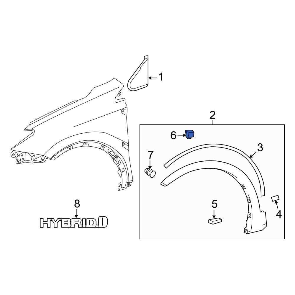 toyota prius body parts diagram