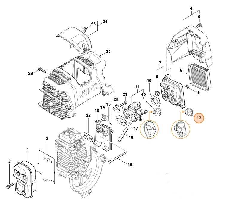 stihl fs 131 r parts diagram