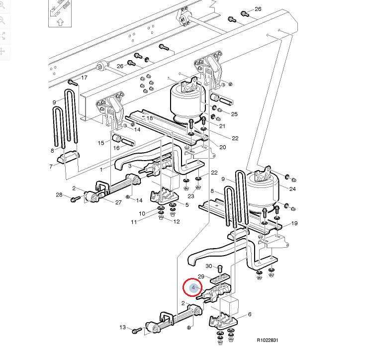 truck axle parts diagram