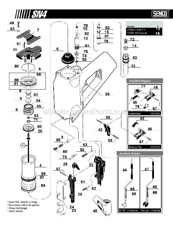 senco sks parts diagram