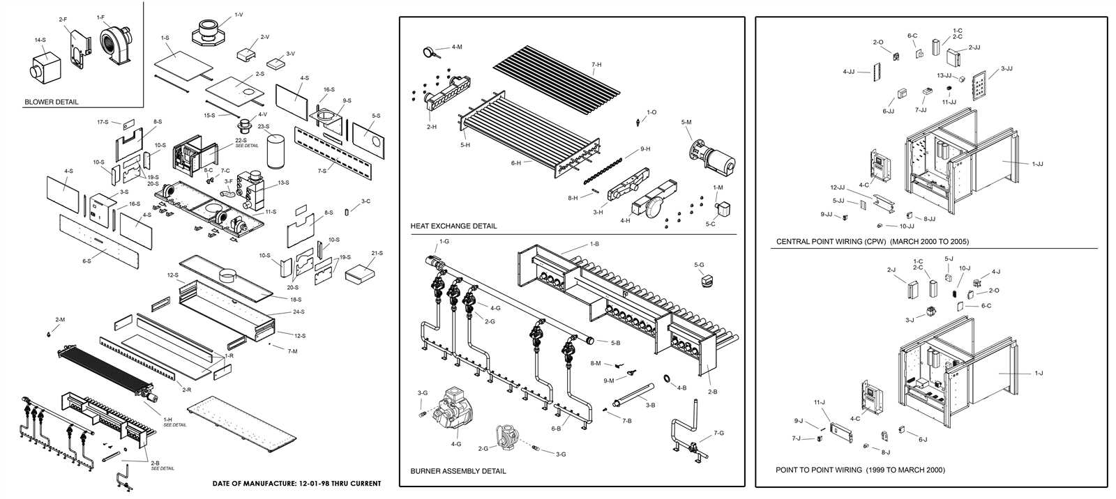 raypak pool heater parts diagram