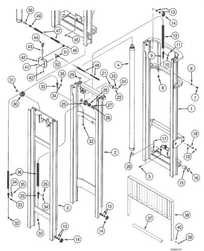 parts of forklift diagram