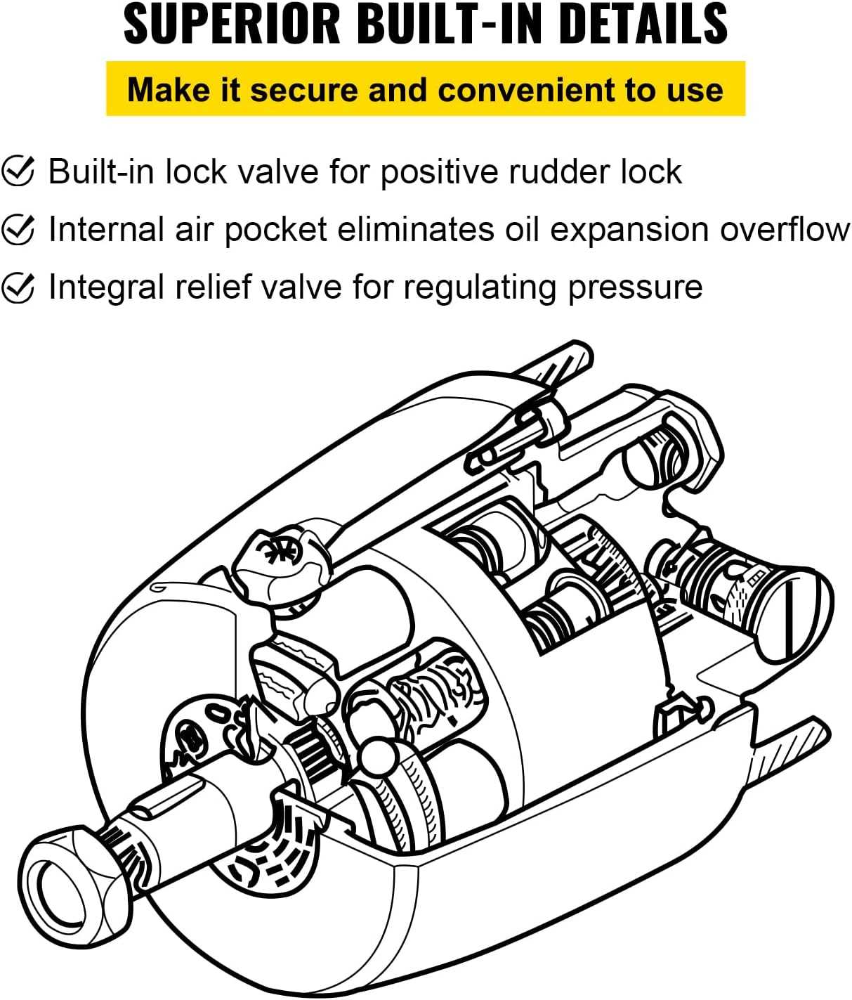 seastar hydraulic steering parts diagram