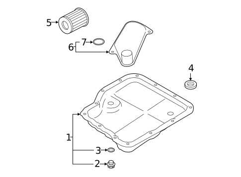 subaru transmission parts diagram