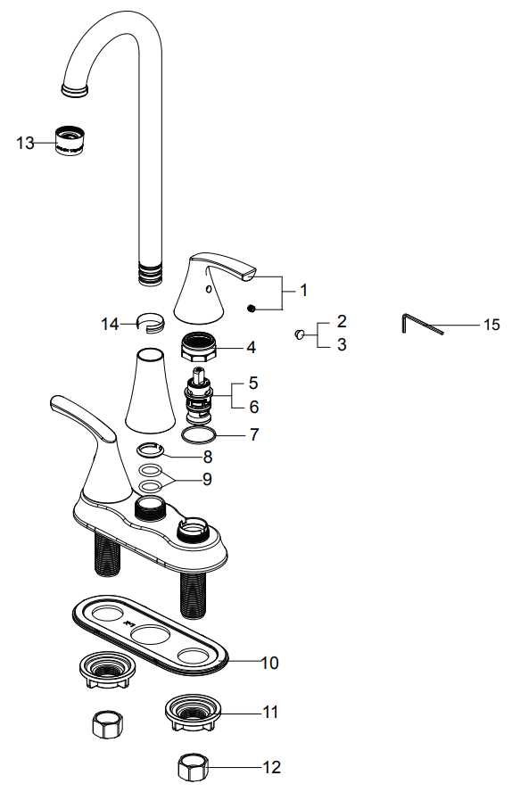 pfister faucet parts diagram