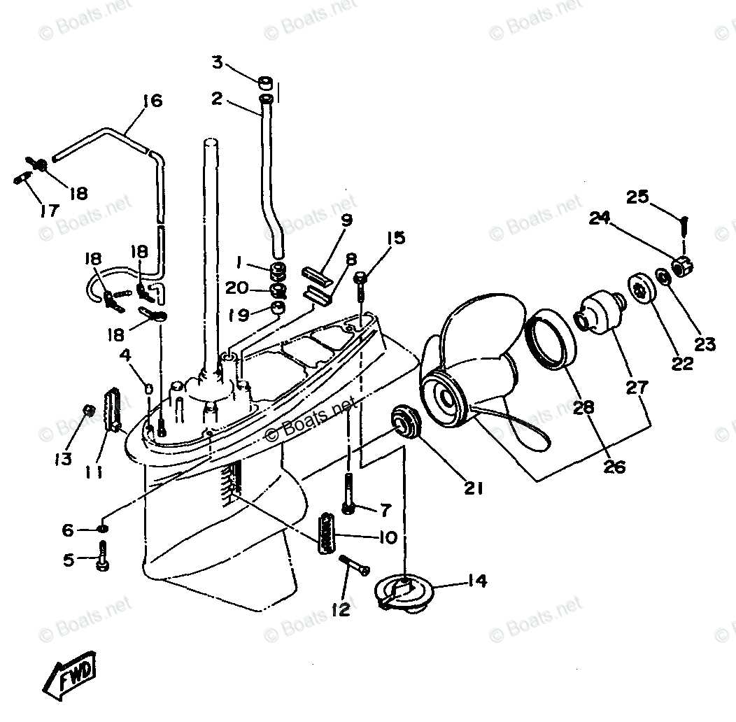 yamaha 115 outboard motor parts diagram