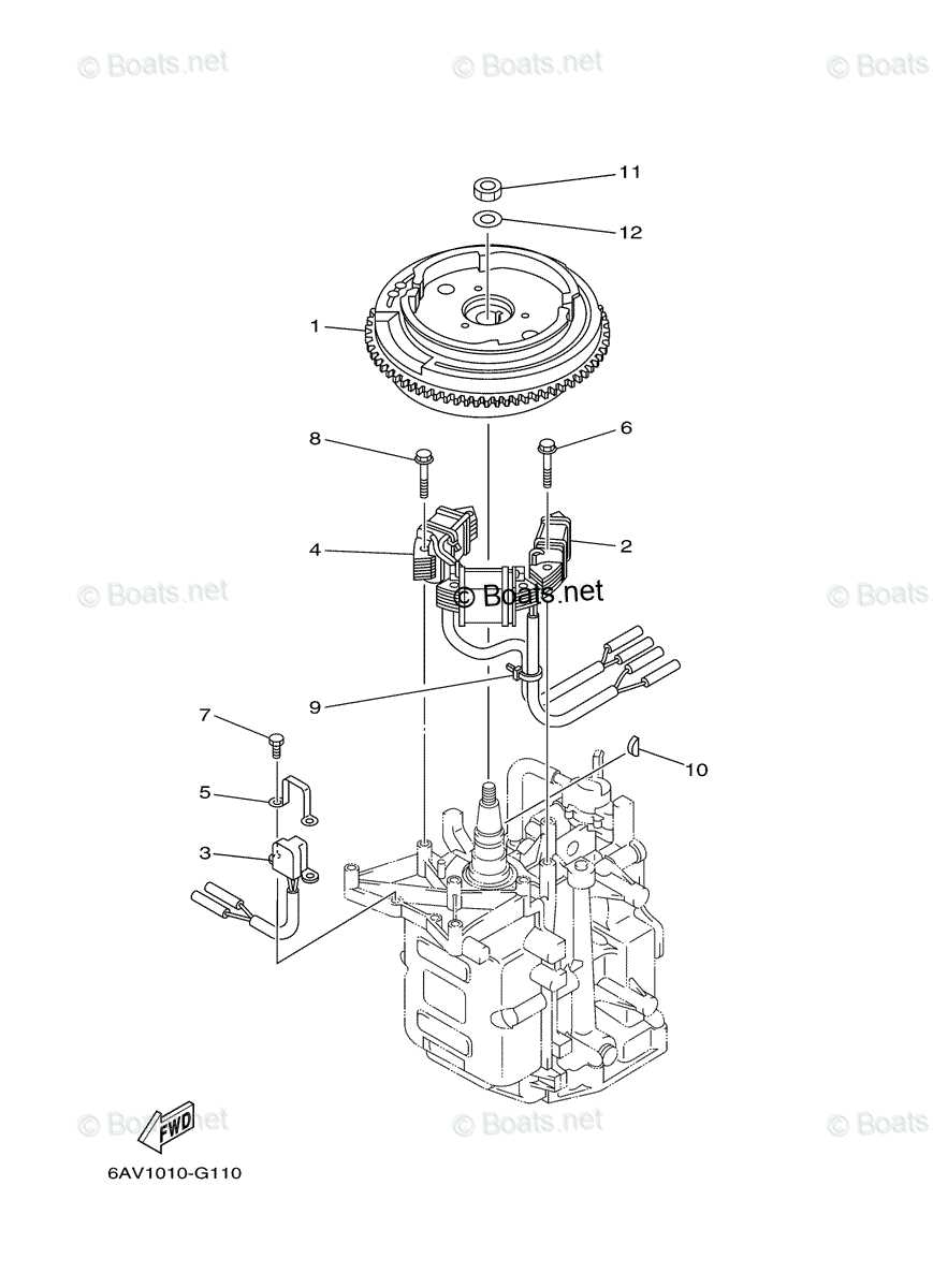 yamaha 15 hp parts diagram