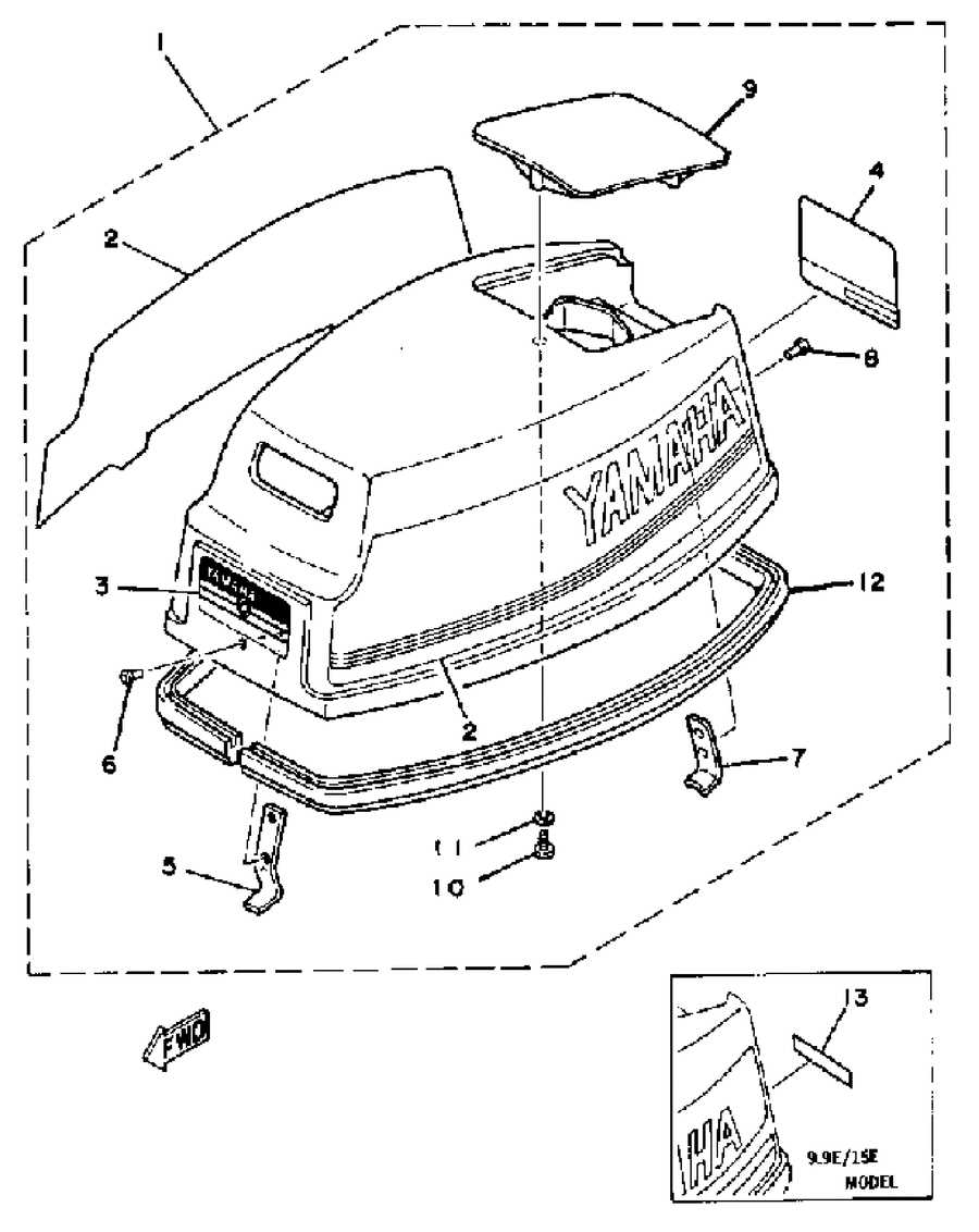 yamaha 150 outboard parts diagram