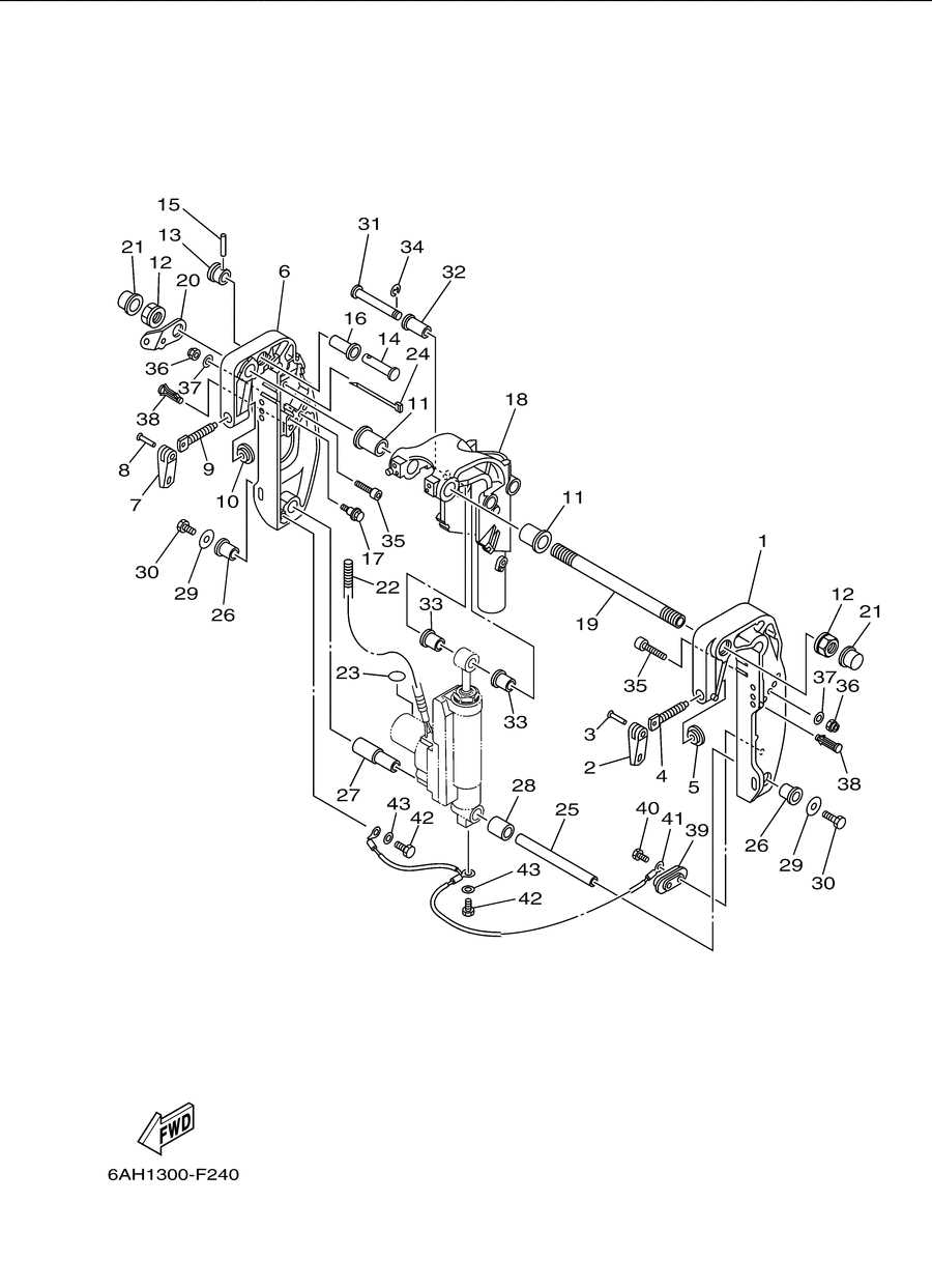 yamaha 25 hp outboard parts diagram