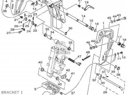 yamaha 40 hp outboard parts diagram