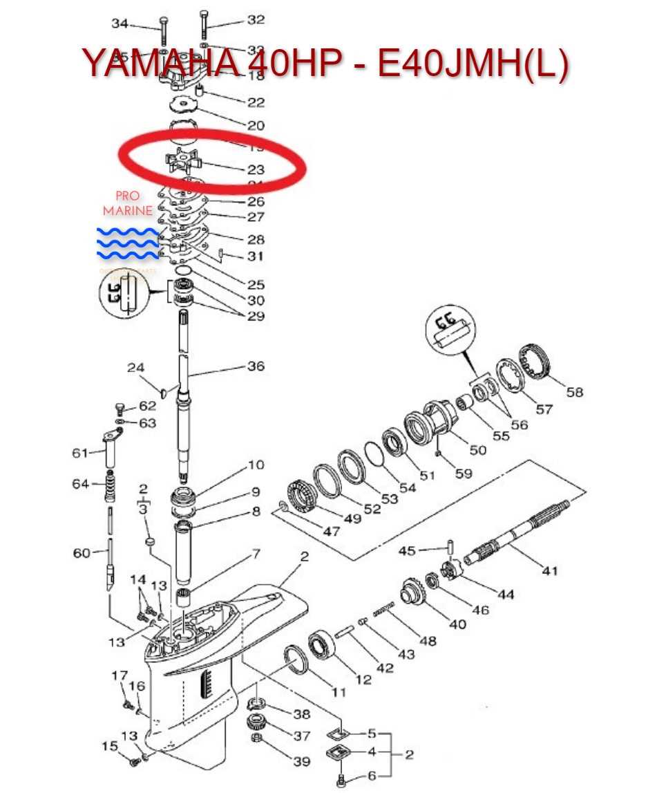 yamaha 40 hp outboard parts diagram