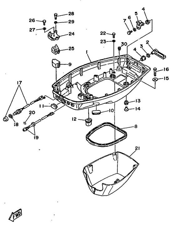 yamaha 40 hp outboard parts diagram