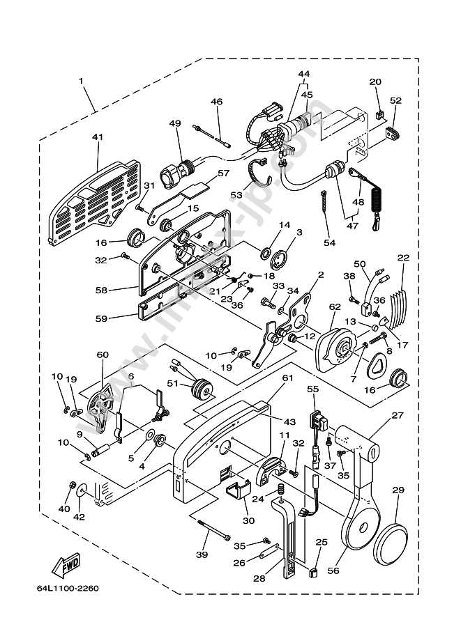 yamaha 40 hp outboard parts diagram