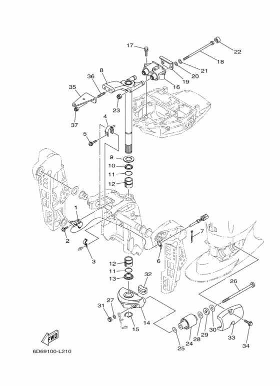 yamaha f90 parts diagram