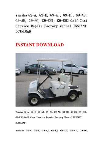 yamaha g9 golf cart parts diagram