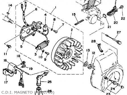 yamaha generator parts diagram