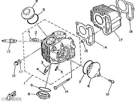 yamaha moto 4 parts diagram