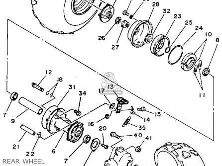 yamaha moto 4 parts diagram