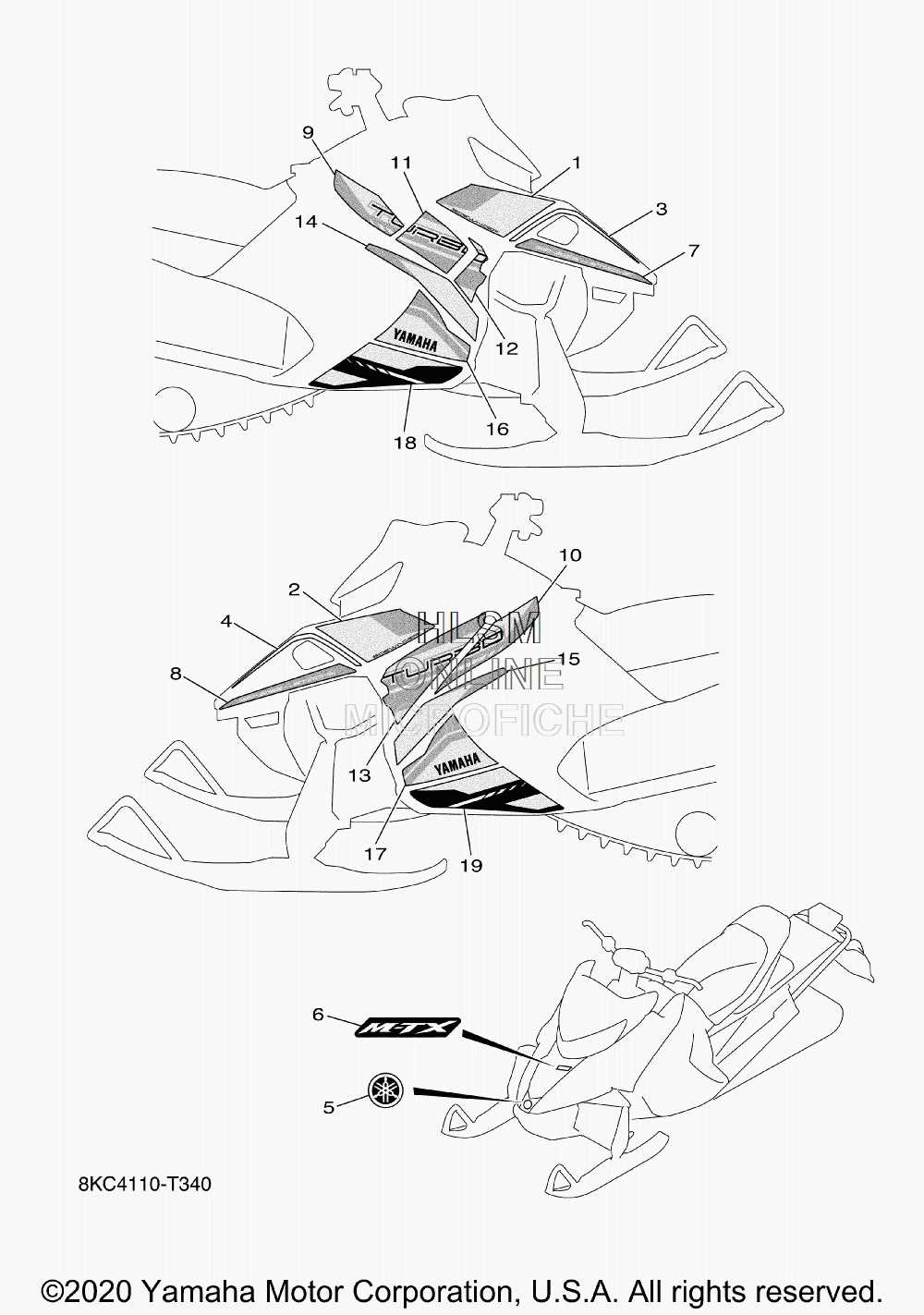 yamaha sidewinder parts diagram