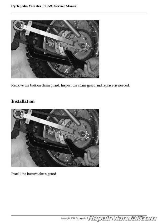 yamaha ttr 90 parts diagram