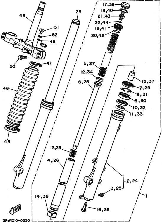 yamaha xt225 parts diagram