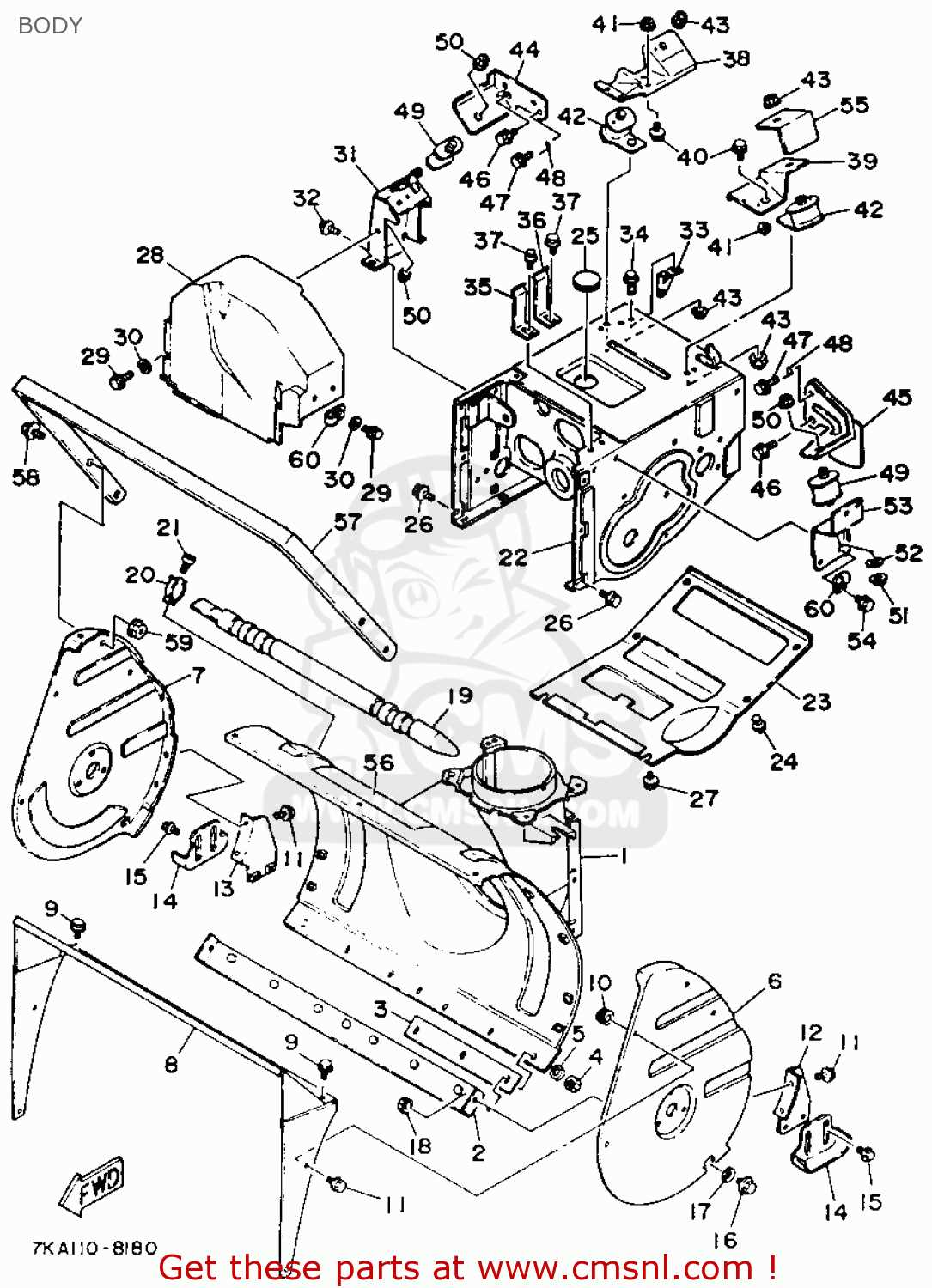 yamaha ys624 parts diagram