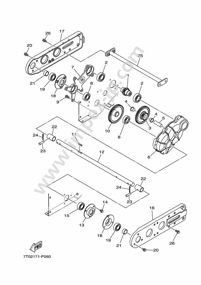 yamaha yt624ej parts diagram