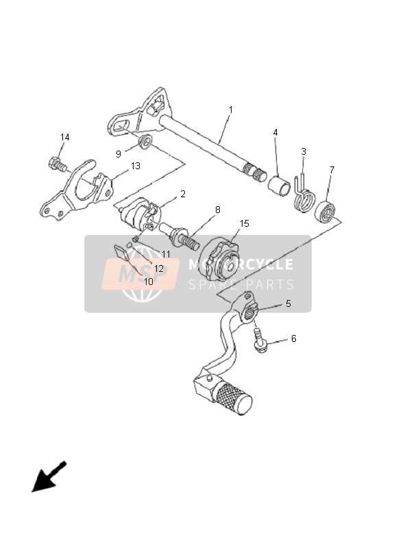 yamaha yz125 parts diagram