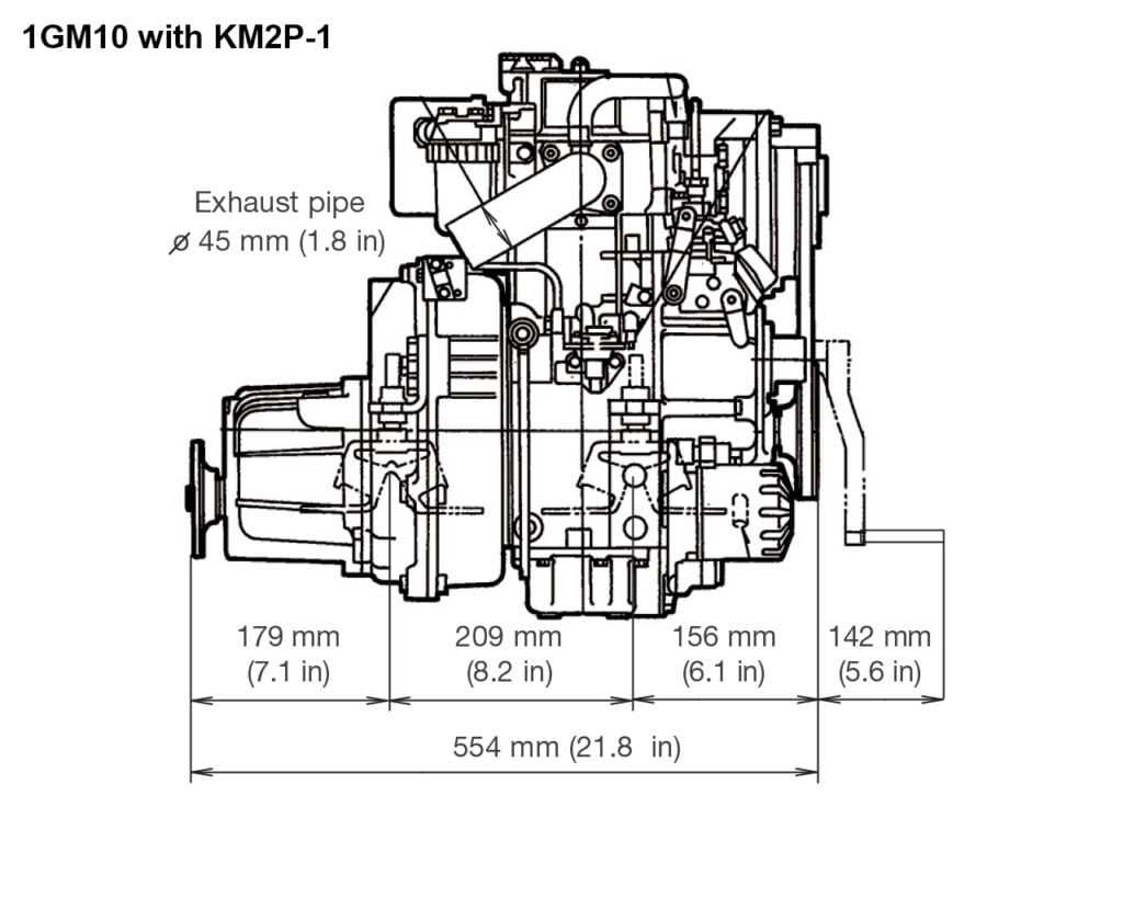 yanmar 1gm10 parts diagram