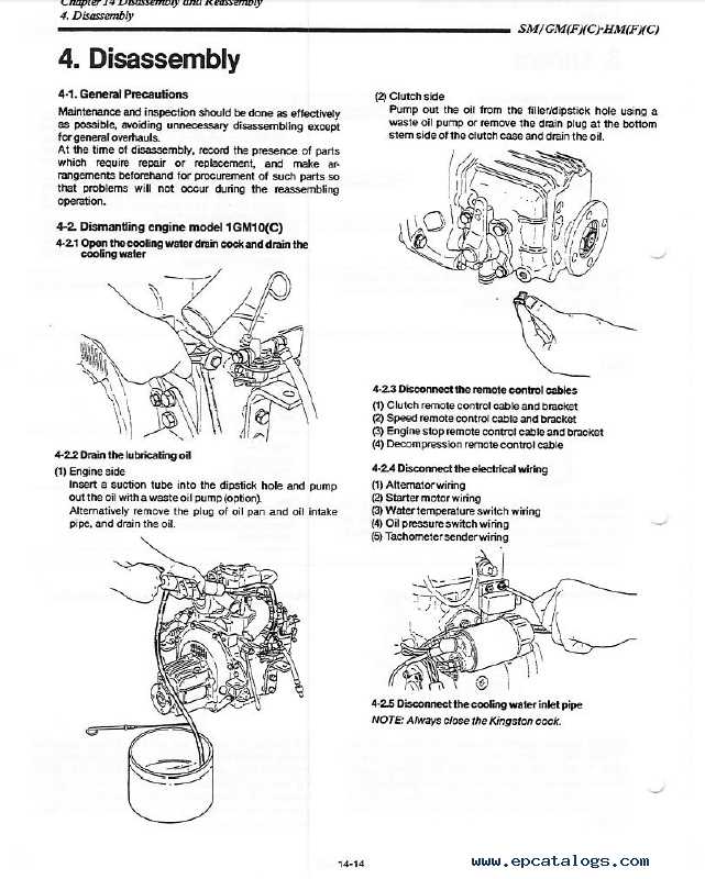 yanmar 1gm10 parts diagram