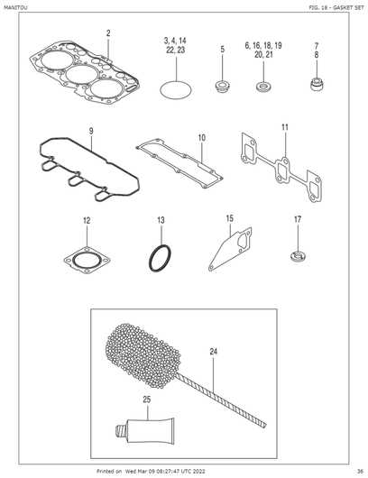 yanmar 3tnv80f parts diagram