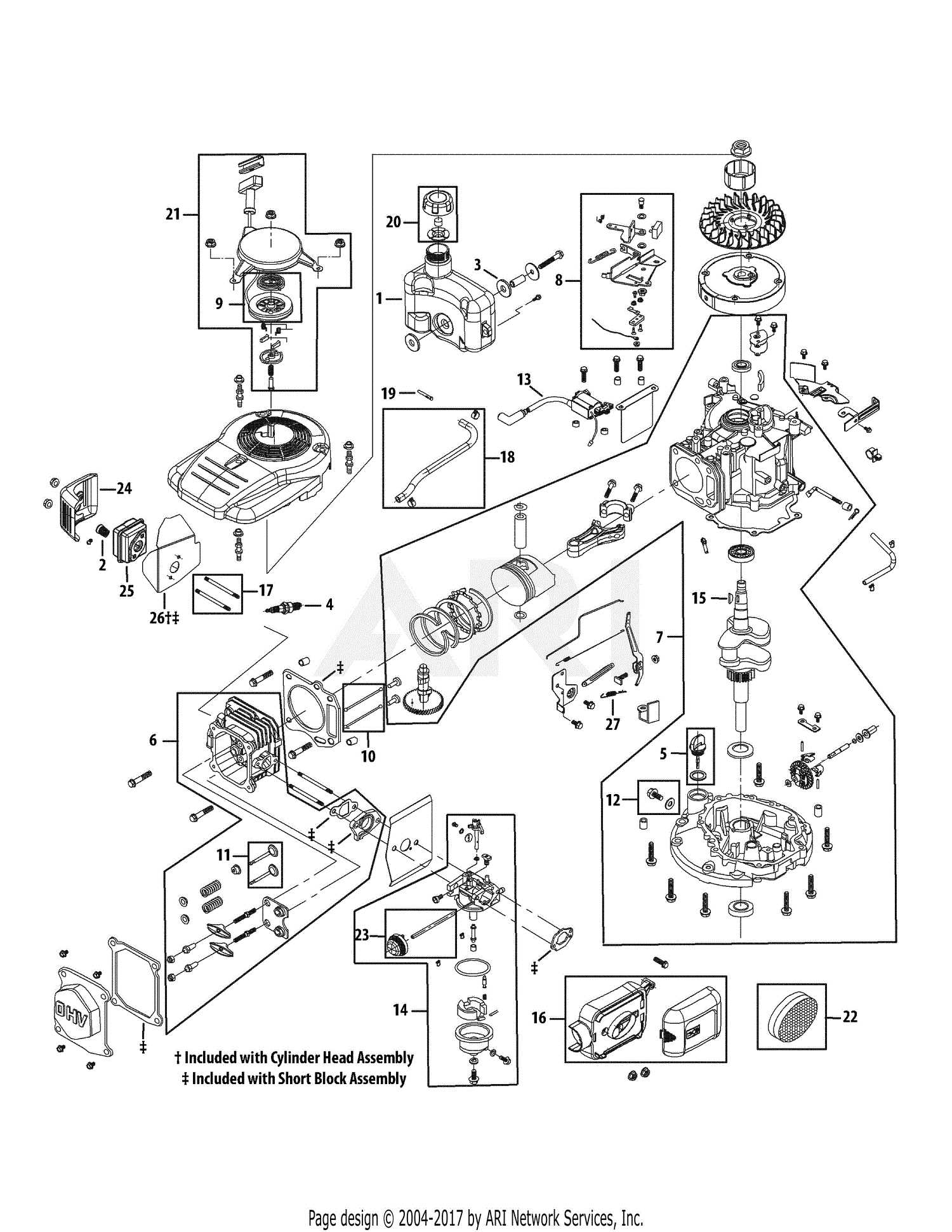 yard machine snowblower parts diagram