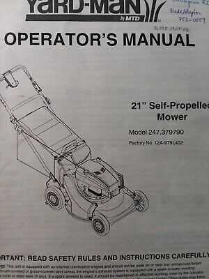 yardman lawn mower parts diagram