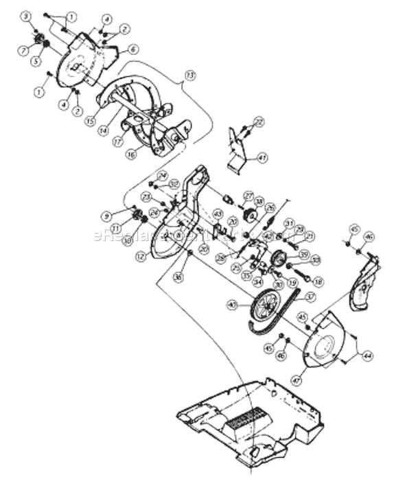 yardman snowblower parts diagram