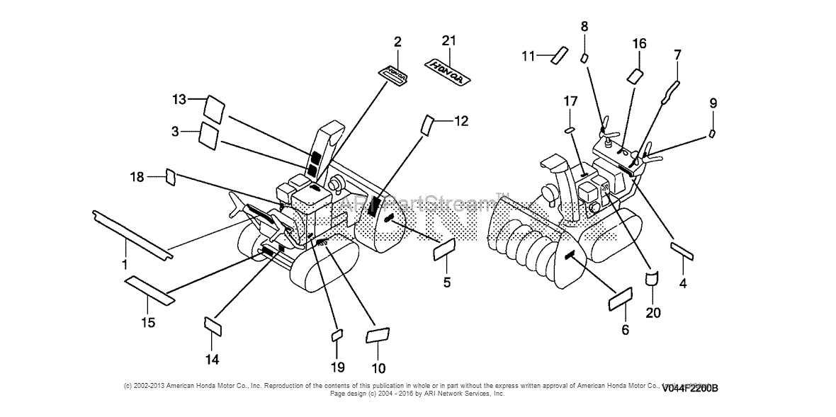 yardworks snowblower parts diagram