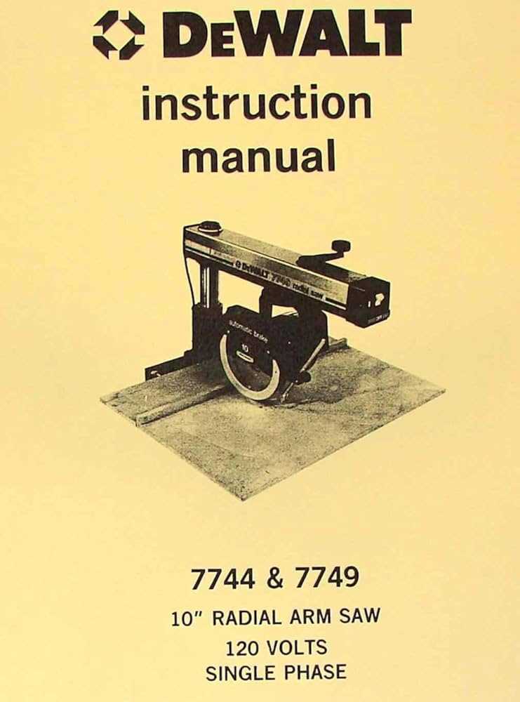 radial arm saw parts diagram