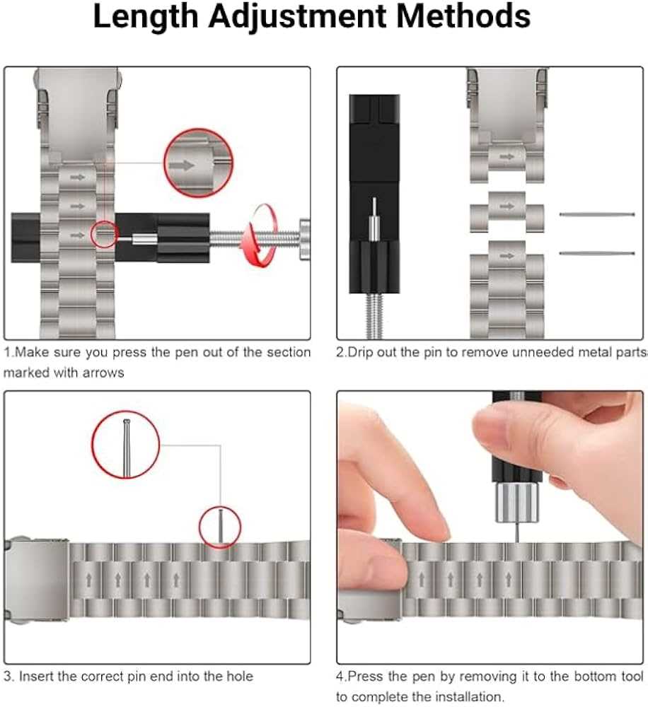 watch band parts diagram