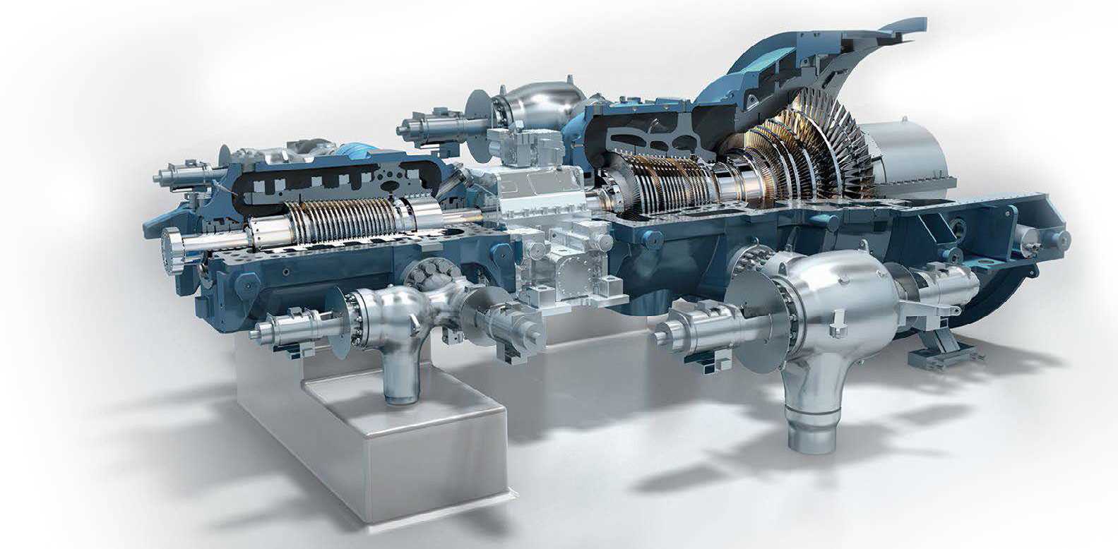 steam turbine parts diagram