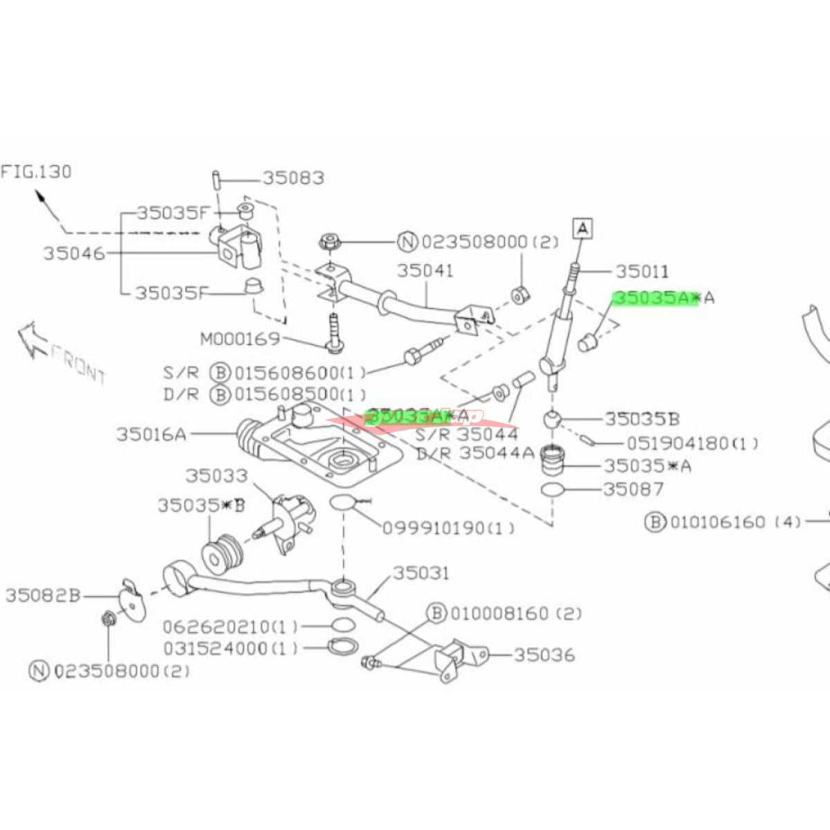 subaru wrx parts diagram