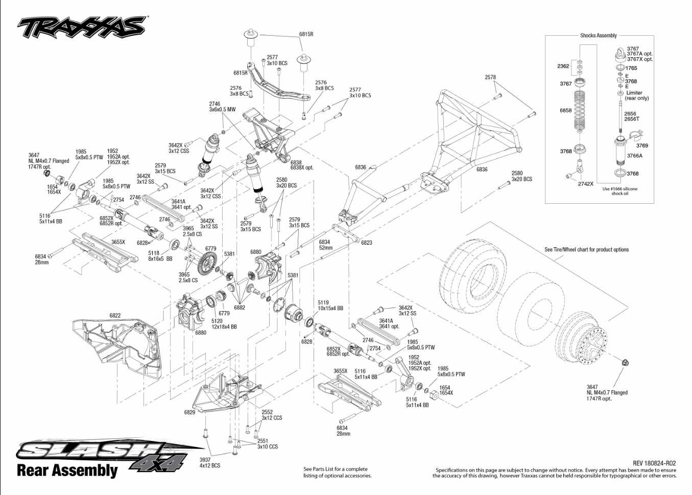 traxxas slash 4x4 parts diagram pdf