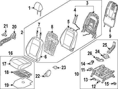 seat parts diagram